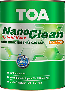 Sơn nội thất BÓNG MỜ TOA NANOCLEAN 