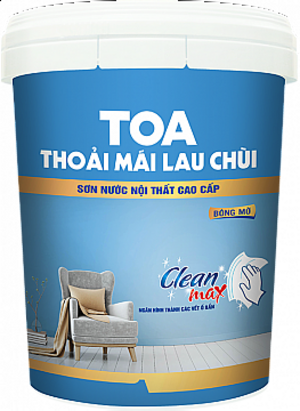 Sơn nội thất TOA THOẢI MÁI LAU CHÙI BÓNG MỜ 