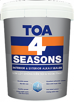 Sơn lót chống kiềm nội, ngoại thất TOA 4 SEASONS INTERIOR & EXTERIOR ALKALI SEALER 