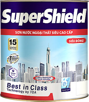 Sơn ngoại thất cao cấp SUPERSHIELD SIÊU BÓNG 