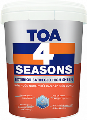 Sơn ngoại thất TOA 4 SEASONS EXTERIOR SATIN GLO HIGH SHEEN 